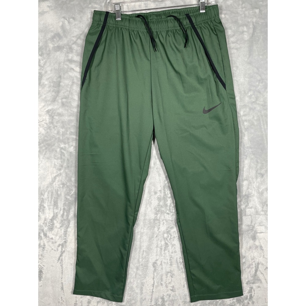 Nike Dri-FIT Standard Fit Training Pants Olive Green CU4957-337 Mens Large